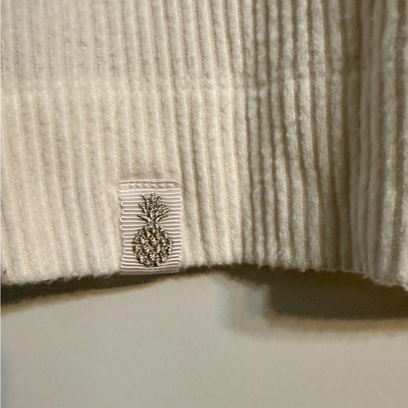 Tommy Bahama Island Soft White Ribbed Sweater - Picture 3 of 7